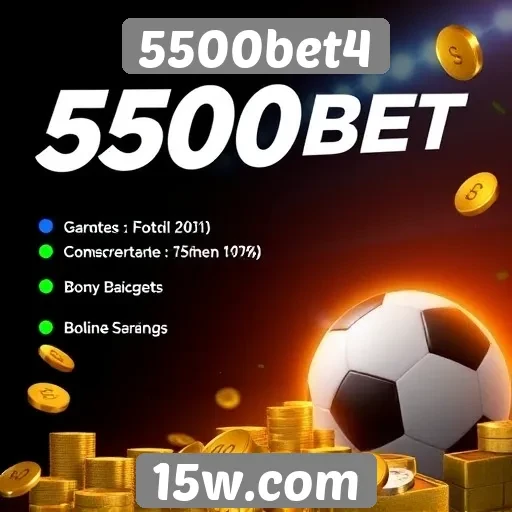 Promoções e bônus disponíveis no 5500bet4