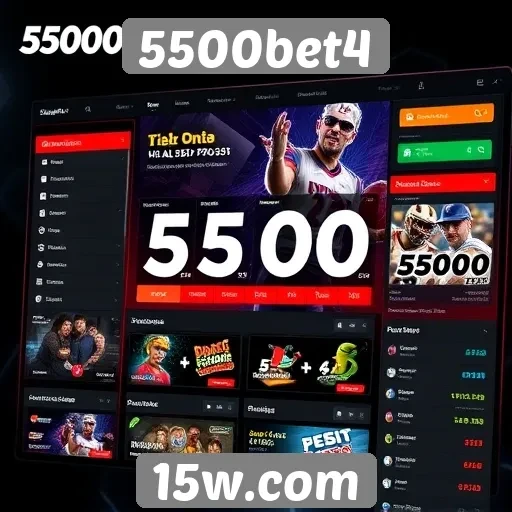 Interface do usuário do 5500bet4 é intuitiva e moderna
